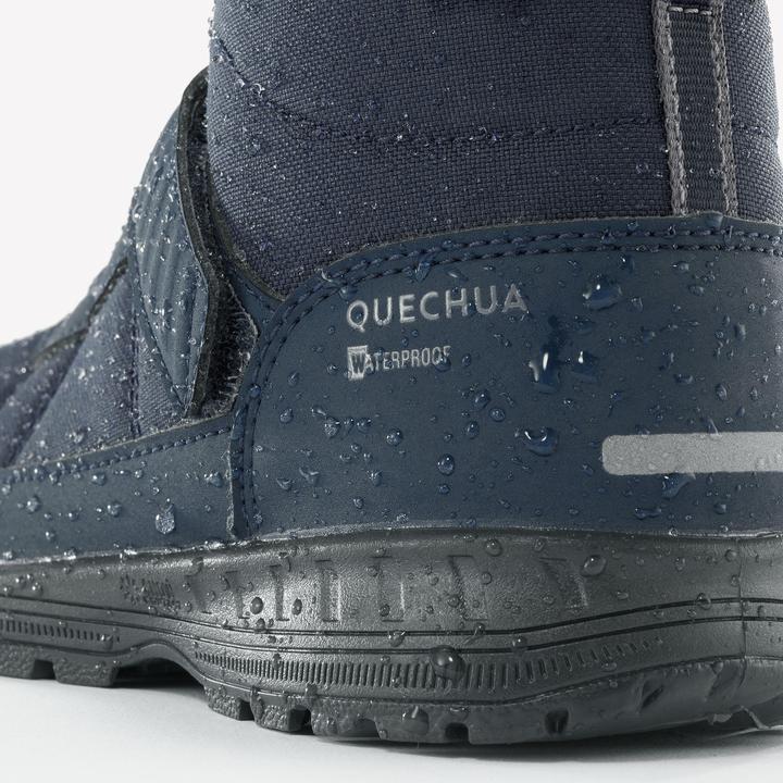 Produktbild Quechua Winterschuhe Kinder Gr. 24–34 Klett warm wasserdicht Winterwandern - SH100 (26)