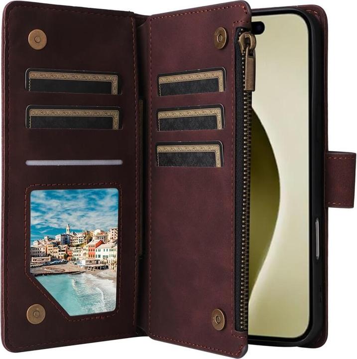 Actual product image Cover-Discount iPhone 16 Pro - Wallet case with lanyard (Apple iPhone 16 Pro)