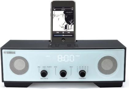 Yamaha TSX-80, Desk Top Audio, Ipod/Phone, Blue (1x 16 W)