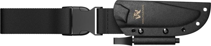 Actual product image Odenwolf LUPUS Kydex Holster with Fire Starter Black