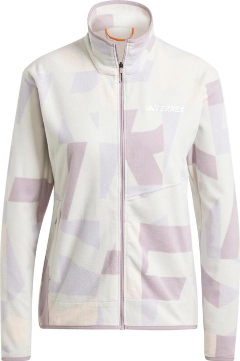 adidas Women's Multi AOP Full Zip Fleece Jacket