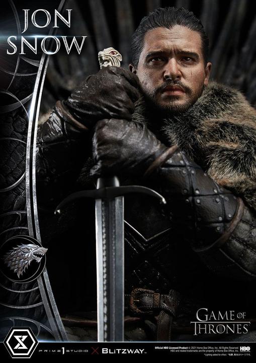 Actual product image Prime 1 Studio Game of Thrones statuette 1/4 Jon Snow 60 cm
