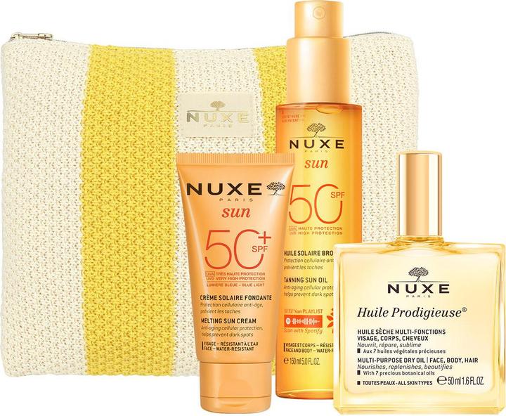 Actual product image Nuxe Meine Sommer-Essentials (Suntan oil, Sun cream face, SPF 50+, 150 ml)