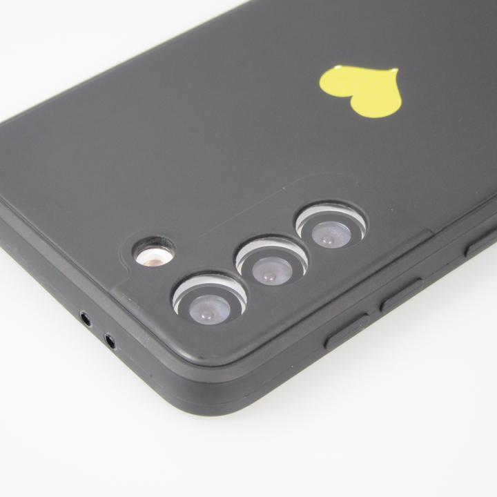 Image du produit PhoneLook Coque Silicone Mat Coeur doré (Samsung Galaxy S21 5G)