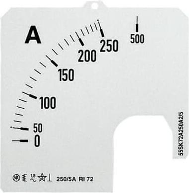 Immagine prodotto ABB Scala intercambiabile per amperometro AMT 1 SCL1- 2CSM110149R1041