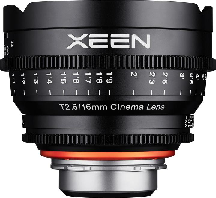 Image du produit Samyang XEEN 16mm T2.6 FF Ciné Canon (Canon EF, Plein format, APS-C / DX, Micro Four Thirds)