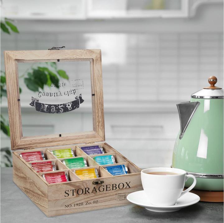 Immagine prodotto Relaxdays Scatola porta-tè-e-tisane