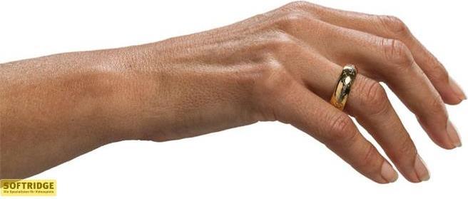 Image du produit Weta Workshop Le Seigneur des Anneaux bague tungstène Anneau Unique (plaqué or) Taille 12 (12)