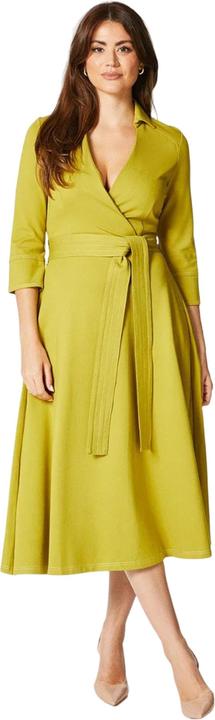 Actual product image Principles Womens/Ladies Stitched Ponte Waist Tie Midi Dress (36 D)
