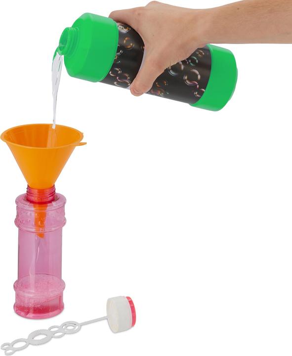 Produktbild Relaxdays 2x Seifenblasen-Nachfüllflasche