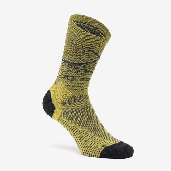Produktbild Quechua Wandersocken hoch 2 Paar - Hike 500 Trendy khaki/grau (39, 42)