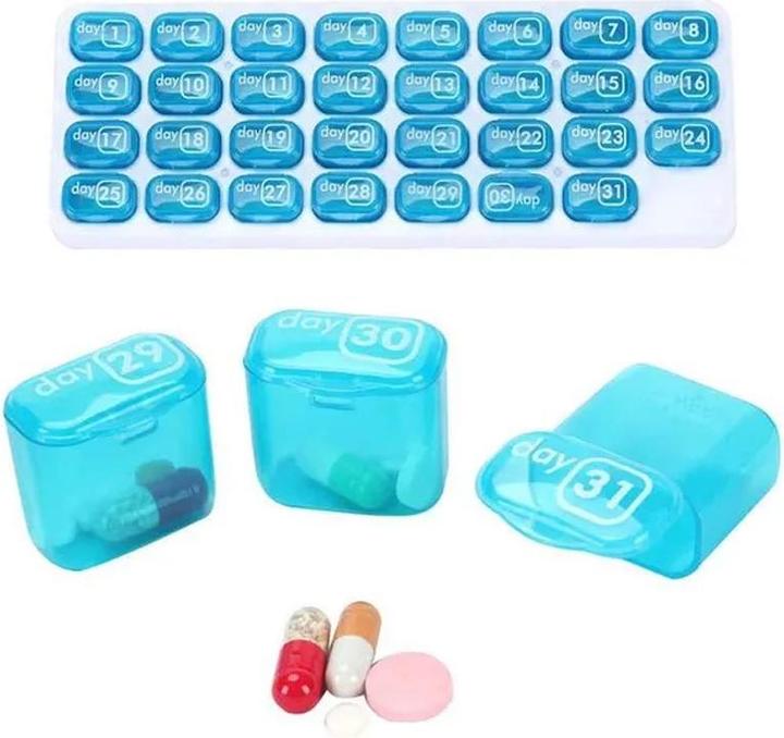 Image du produit Cbx pilulier mois - 31 jours bleu