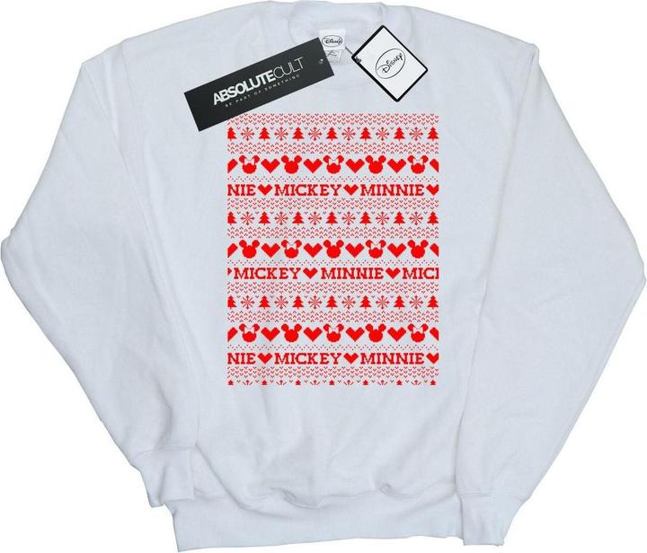 Produktbild Disney Mickey And Minnie Christmas Fair Isle Sweatshirt (XXL)