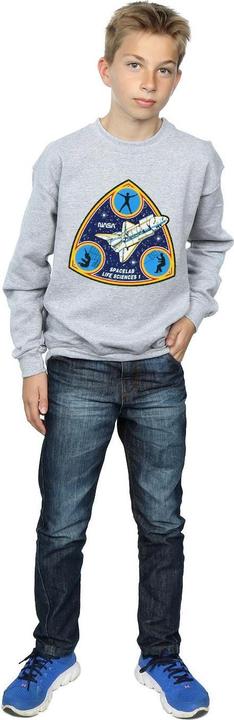 Actual product image Nasa Boys Classic Spacelab Life Science Sweatshirt (152, 158)