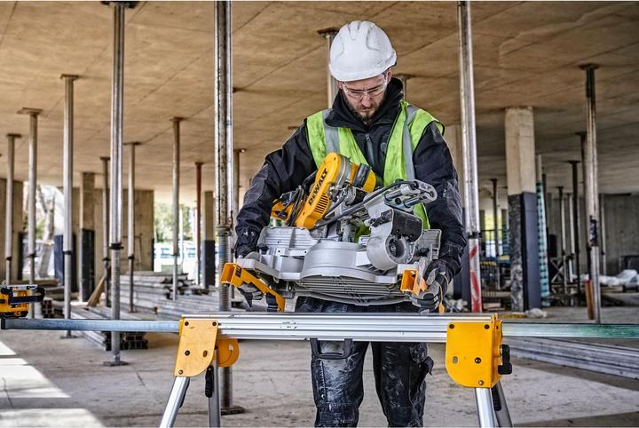 Image du produit DeWalt Châssis (compact) DE7033 pour scies à onglet et tronçonneuses (25 cm, 250 cm)