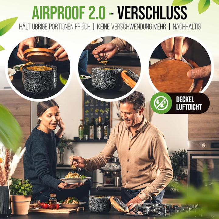 Produktbild Naturschmied Mörser mit Stössel und Deckel