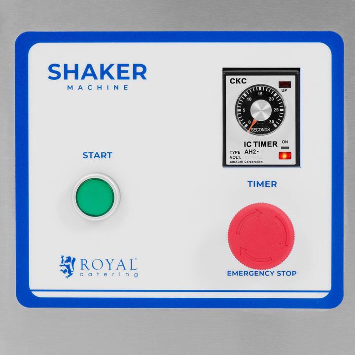Produktbild Royal Catering Doppel-Milchshaker 360-Grad 2 x 0,75 l 240 U/min Edelstahl Hochleistungsmixer (40 W)