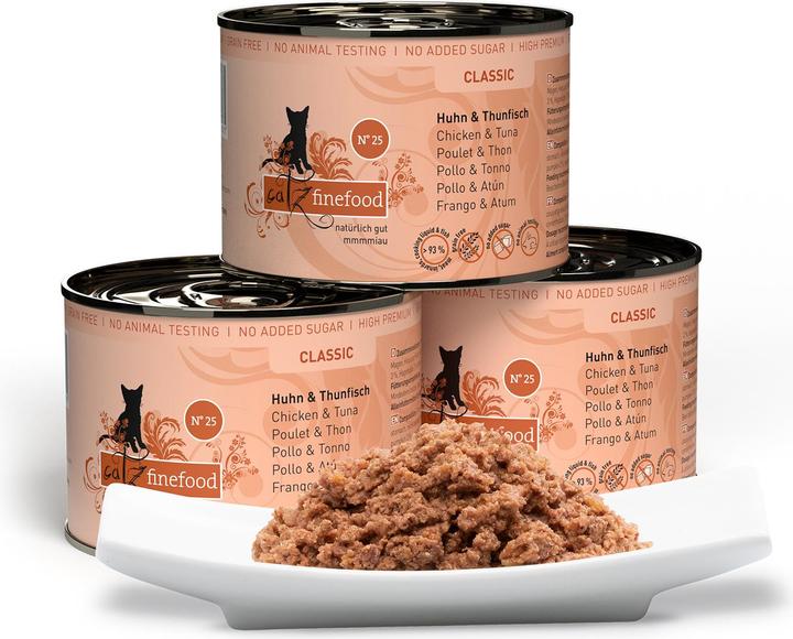 Image du produit Catz Finefood No.25 Poulet & thon (Adulte, 1 pcs, 200 g)