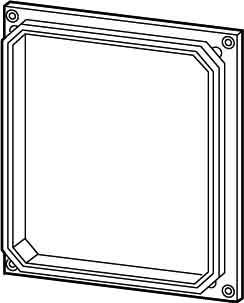 Produktbild Eaton Gehäusedeckel D125 D125-CI23 (L x B x H) 25 x 187.5 x 250 mm Transparent Passend für Serie CI (Gehäuse)