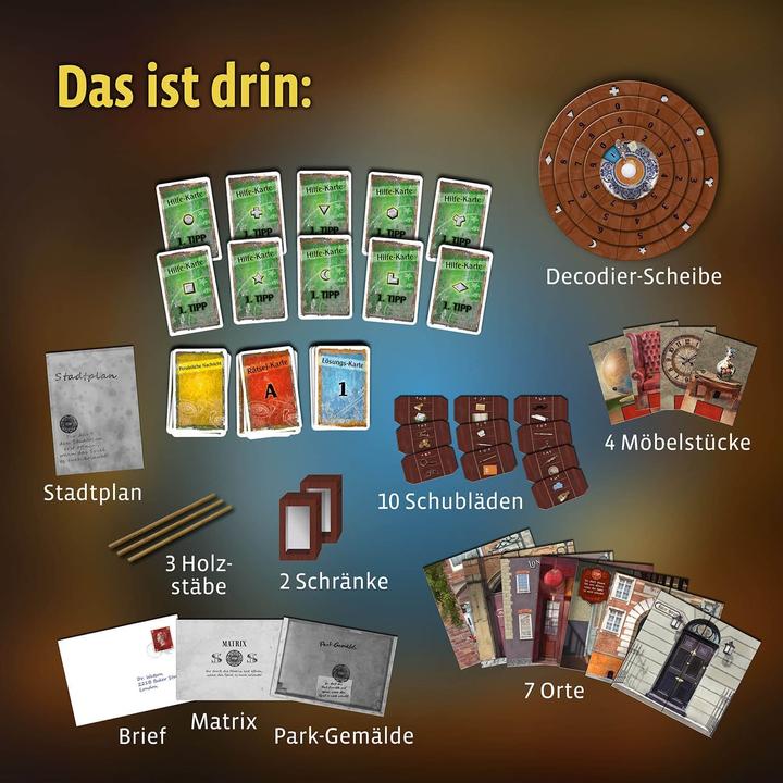 Image du produit Kosmos EXIT - Le jeu - La disparition de Sherlock Holmes (niveau avancé) (Anglais)