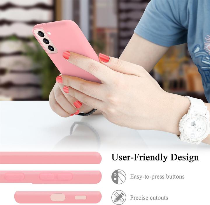 Actual product image Cadorabo TPU Liquid Silicone Case Cover (Samsung Galaxy S21 5G)