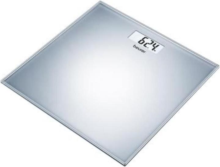 Produktbild Beurer Personenwaage bis 180kg Glas LCD-Anzeige silber SR GS1 (180 kg)