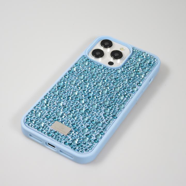 Actual product image PhoneLook Cover Glitter Diamond The Bling World Light blue (Apple iPhone 15 Pro)