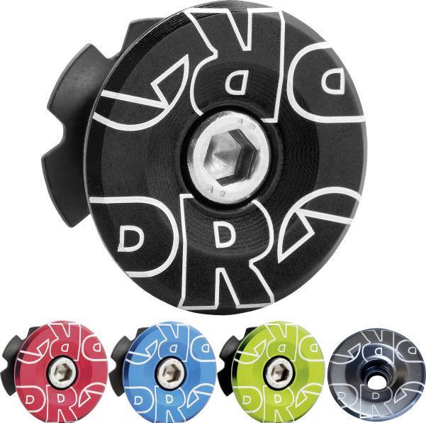 Image du produit PRO Couvercle Ahead 1 1/8" en aluminium avec vis et griffe anodisé noir