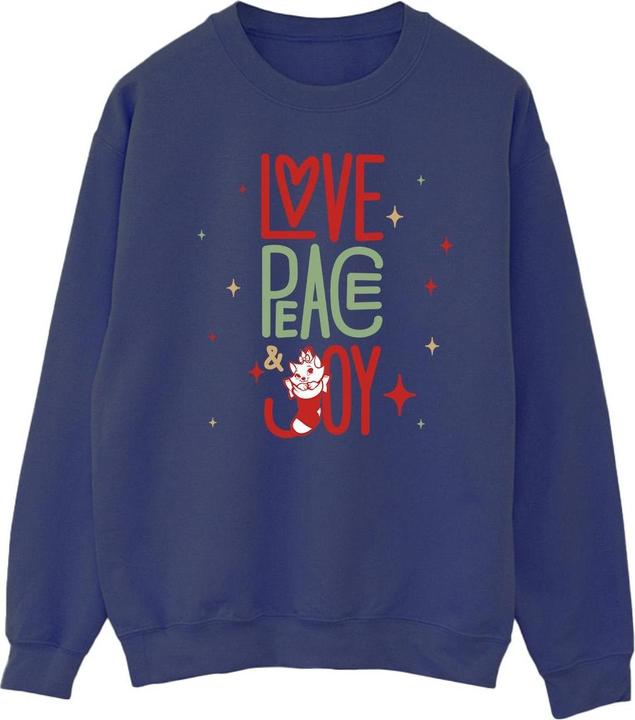 Immagine prodotto Disney The Aristocats Marie Love Peace Joy Felpa Uomo (L)