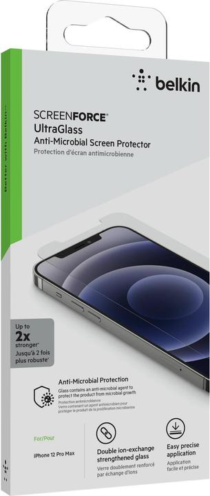 Actual product image Belkin ScreenForce Ultra Glass (1 Piece, Apple iPhone 12 Pro Max)