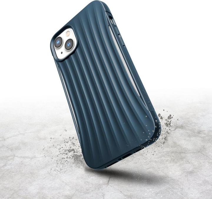 Actual product image X-Doria Raptic Clutch Case for iPhone 14 Back Cover Blue (Apple iPhone 14)