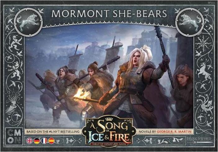Actual product image Cmon CMND0162 - Song of Ice & Fire: Mormont She-bears, board game, for 2 players (Spanish)