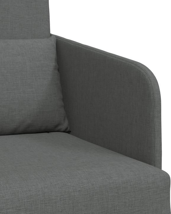 Immagine prodotto VidaXL Divano letto a terra 2 in 1 grigio scuro 65x80x83 cm in tessuto (2 posti)
