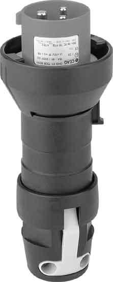 Actual product image Ceag 3P+E hazardous area plug,16A 415V