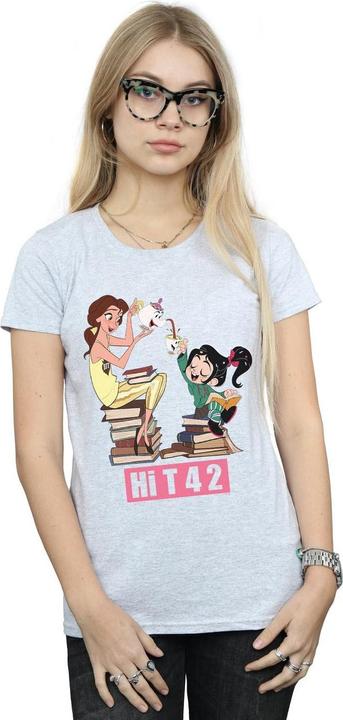 Actual product image Disney Womens/Ladies Wreck It Ralph Belle And Vanellope Cotton T-Shirt (XXL)