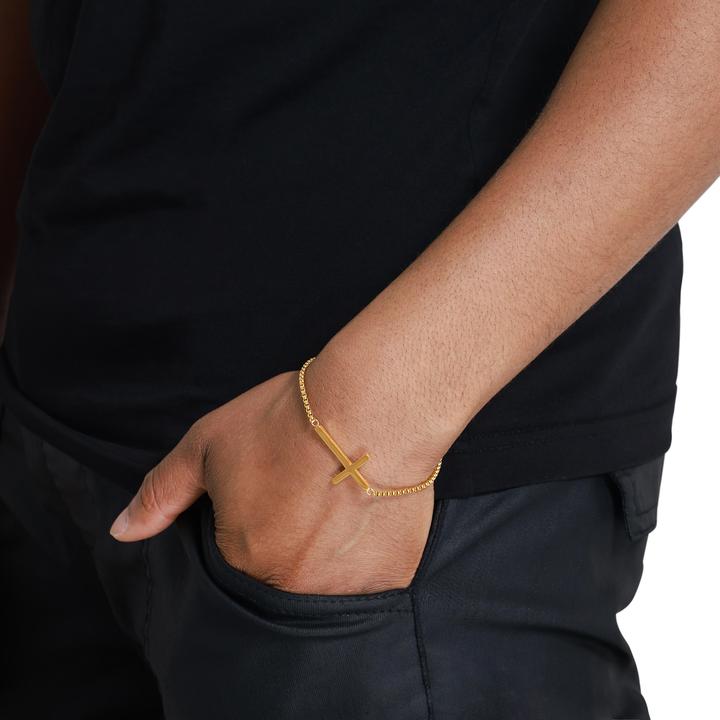 Actual product image Heideman Evan gold coloured (26 cm, 100% stainless steel)