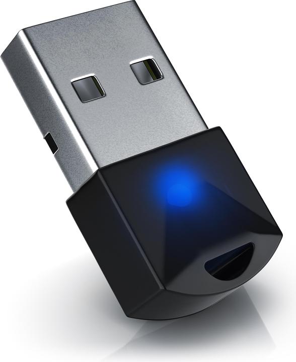 Produktbild Aplic Bluetooth 5.0 USB Adapter für PC/Laptop, Empfänger/Sender, Dongle kompatibel mit Windows 8.1/10/11 (Sender & Empfänger)