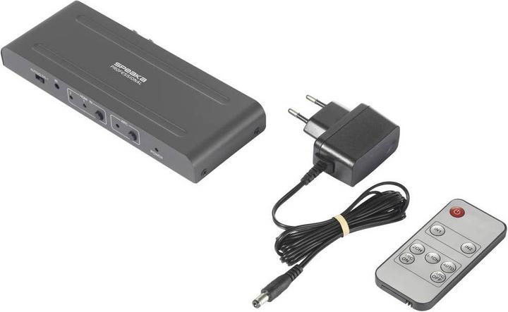 Image du produit SpeaKa Professional SP-HDA-300 Commutateur HDMI 2+1 ports ARC (Canal de retour audio) 3