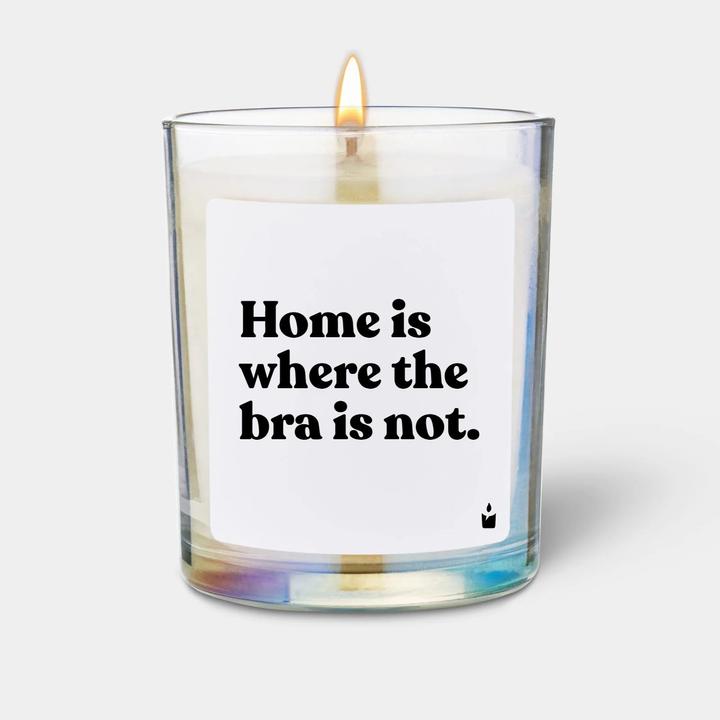 Immagine prodotto Chatty Candles La candela profumata Flowery Home è dove il reggiseno non c'è.