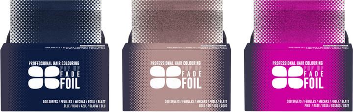 Produktbild Procare Embossed Fade Hair Foil Pop Up Sheets blue 500 Stk. 130 x 280 mm