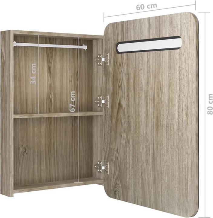 Actual product image VidaXL Othon (60 x 11 x 80 cm)