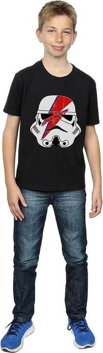 Produktbild Star Wars Glam Stormtrooper TShirt Jungen mit Blitz aus Baumwolle (152, 158)