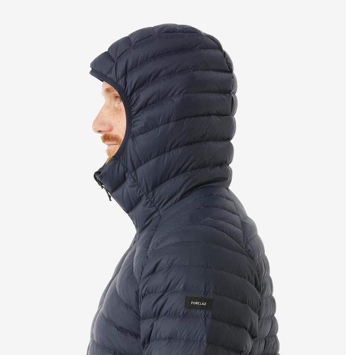 Actual product image Forclaz Men's down jacket down to -5 °C with hood Trekking - MT100 (3XL)