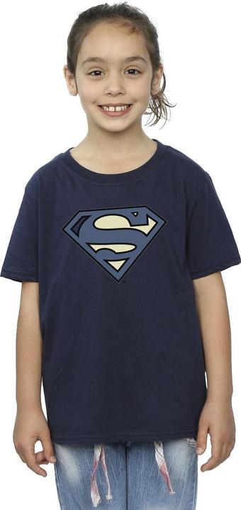 Image du produit - T-shirt SUPERMAN INDIGO BLUE LOGO - Fille (140, 146)