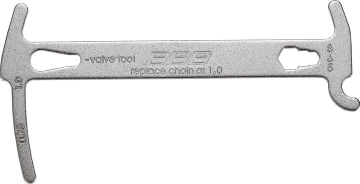 Actual product image BBB Chain wear gauge with 5/6/8 Allen key