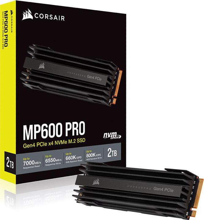 Actual product image Corsair MP600 PRO (2000 GB, M.2 2280)