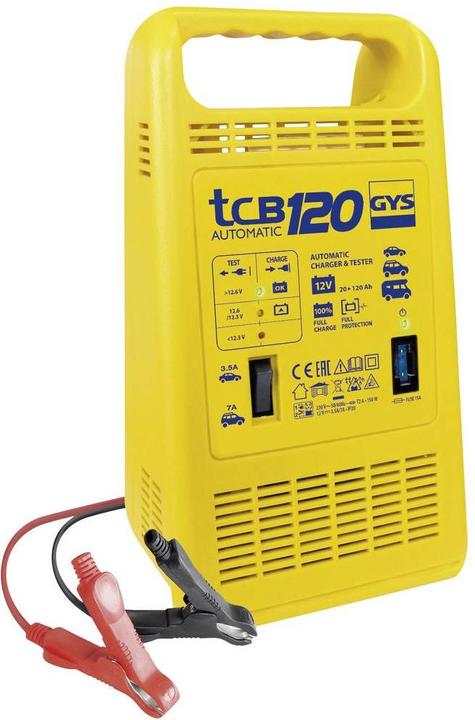 Produktbild GYS Batterieladegerät TCB 120 automatisch (12V, 10.50 A)
