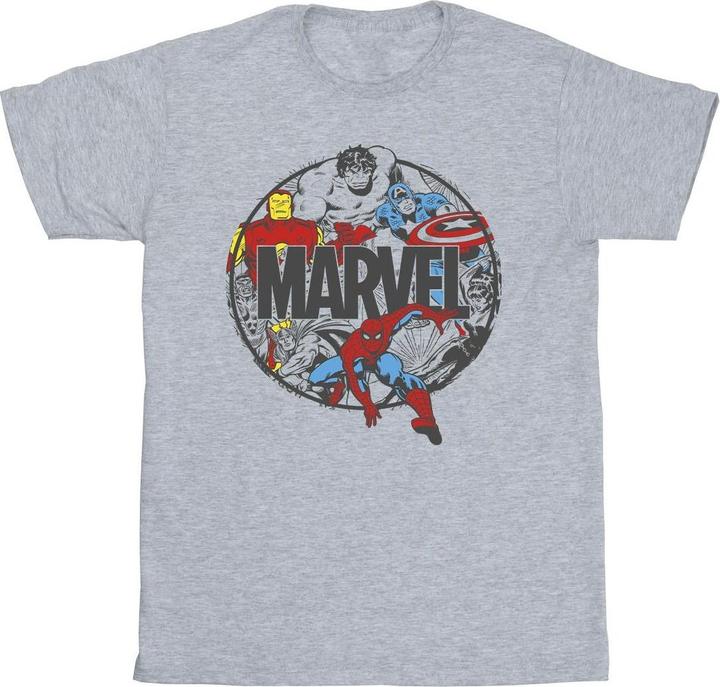 Actual product image Boys Comics Character Circle T-Shirt (104)