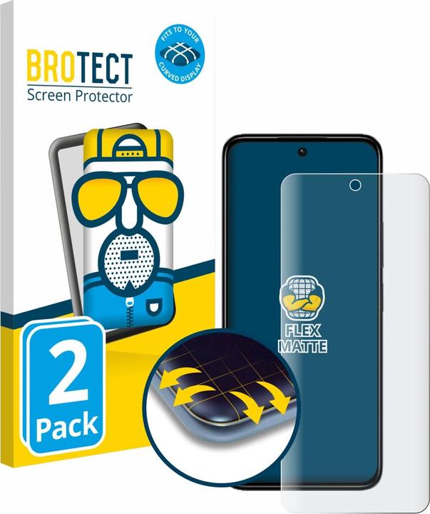 Actual product image BROTECT Full-Screen Protector Matte (2 Piece, Xiaomi Redmi 13)
