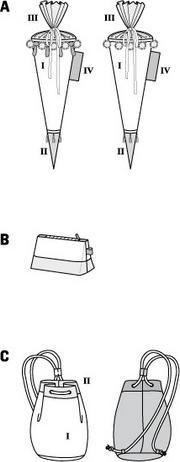 Actual product image Pattern school bag, pencil case & gym bag (1 x)